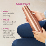 Borosil Orra Plain Copper Bottle