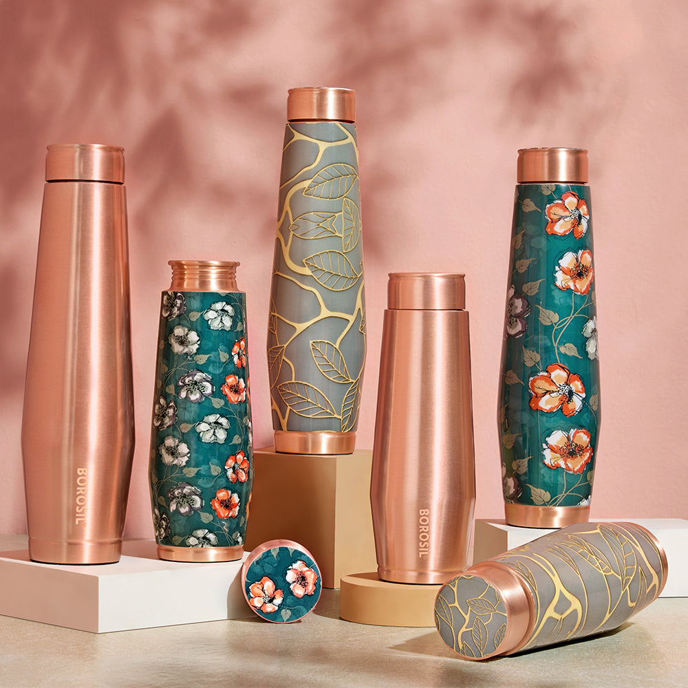Borosil Orra Plain Copper Bottle