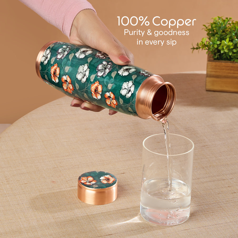 Borosil Orra Clara Copper Bottle