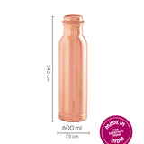 Borosil Thirtha Plain Copper Bottle