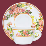 Borosil Larah Amora Cup n Saucer Set of 12, 140ml