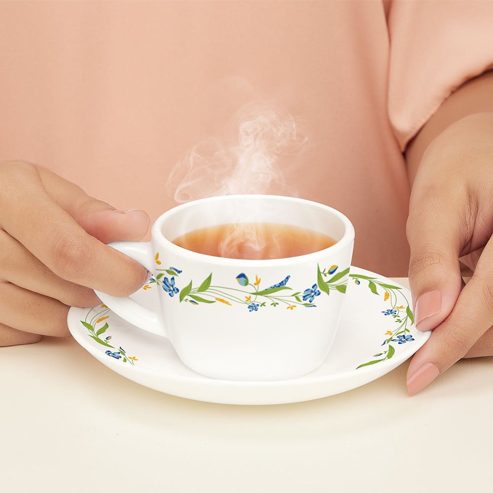 Borosil Larah Cripper Cup n Saucer Set