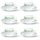 Borosil Larah Cripper Cup n Saucer Set