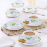 Borosil Larah Erba Cup n Saucer Set