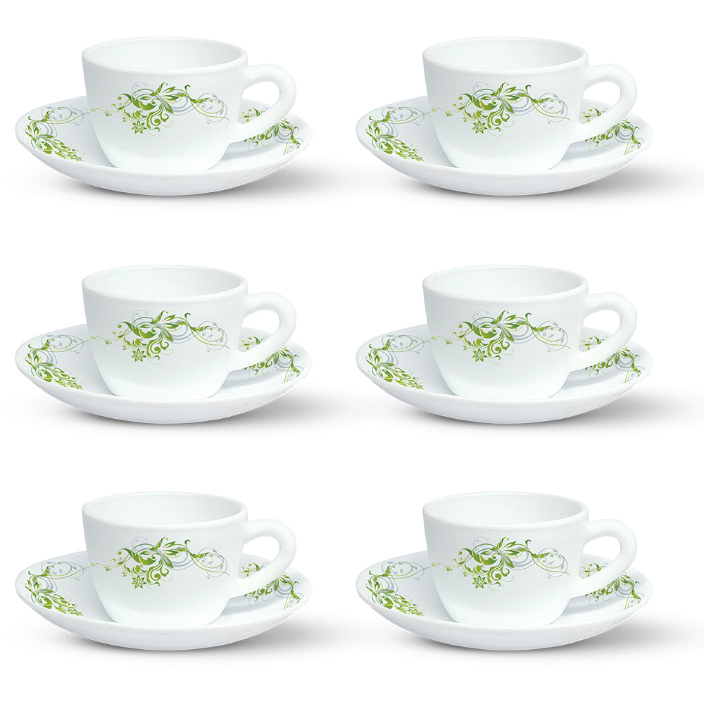 Borosil Larah Erba Cup n Saucer Set