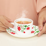 Borosil Larah Hazel Cup n Saucer Set of 12, 140ml