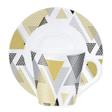 Borosil Larah Nivaah Mug n Saucer Set  of 12, 160ml