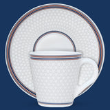Borosil Larah Starlight Mug n Saucer Set of 6, 160ml