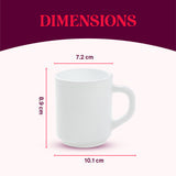 Borosil Larah Lavender Mug, 240ml
