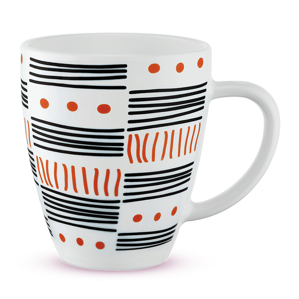 Borosil Larah Doodle Mug 390 ML