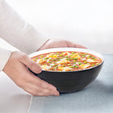 Borosil Larah Black Serving Bowl