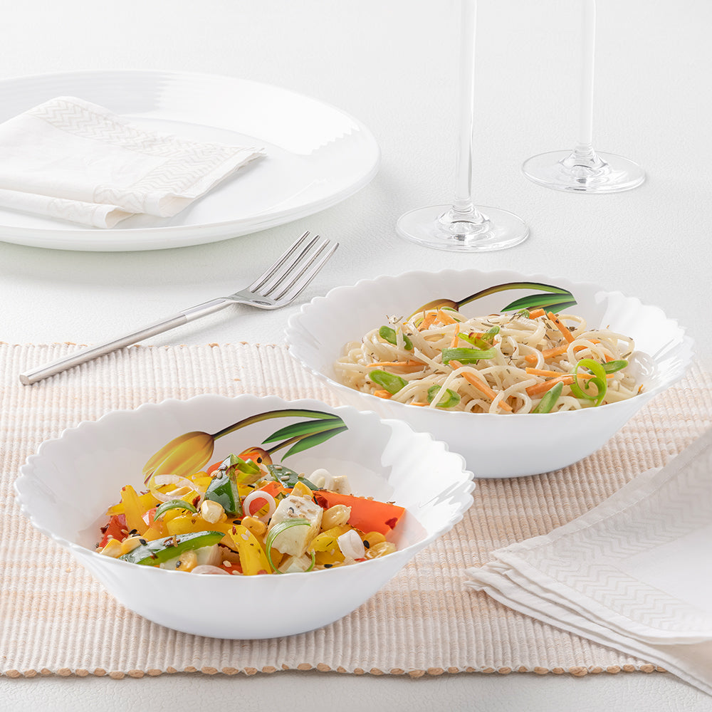 Borosil Larah Lyana Multipurpose Bowl Set 2 pc Set