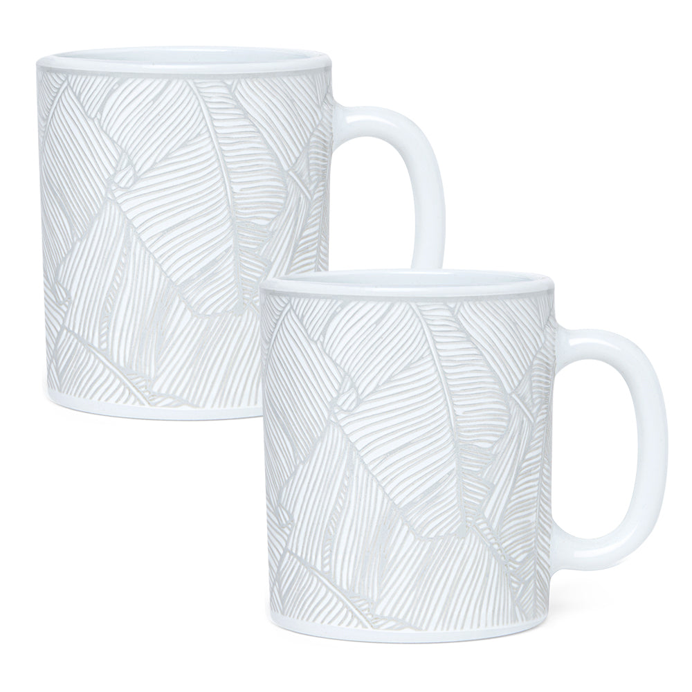 Borosil Larah Ivy Mug Set