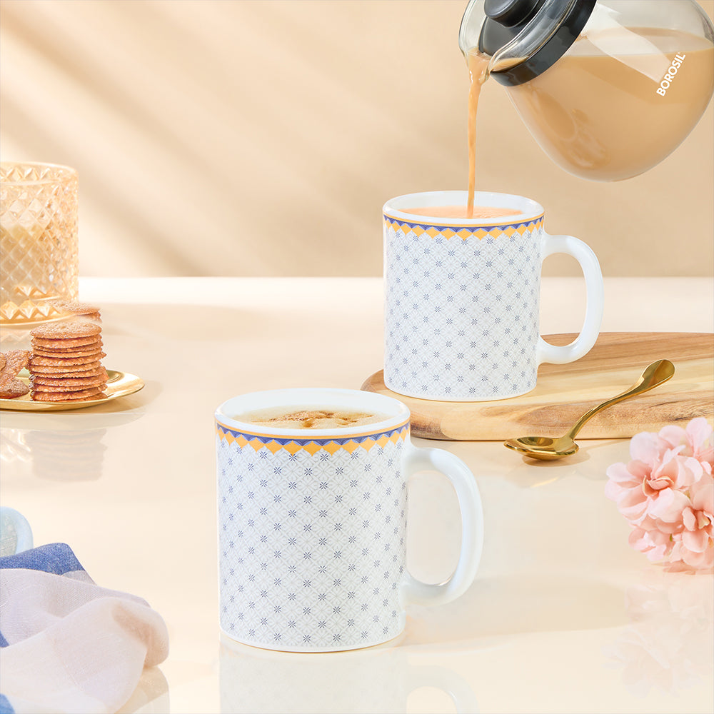 Borosil Larah Kosmia Mug Set