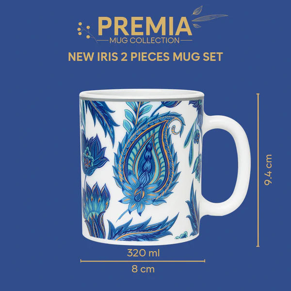 Borosil Larah New Iris Mug