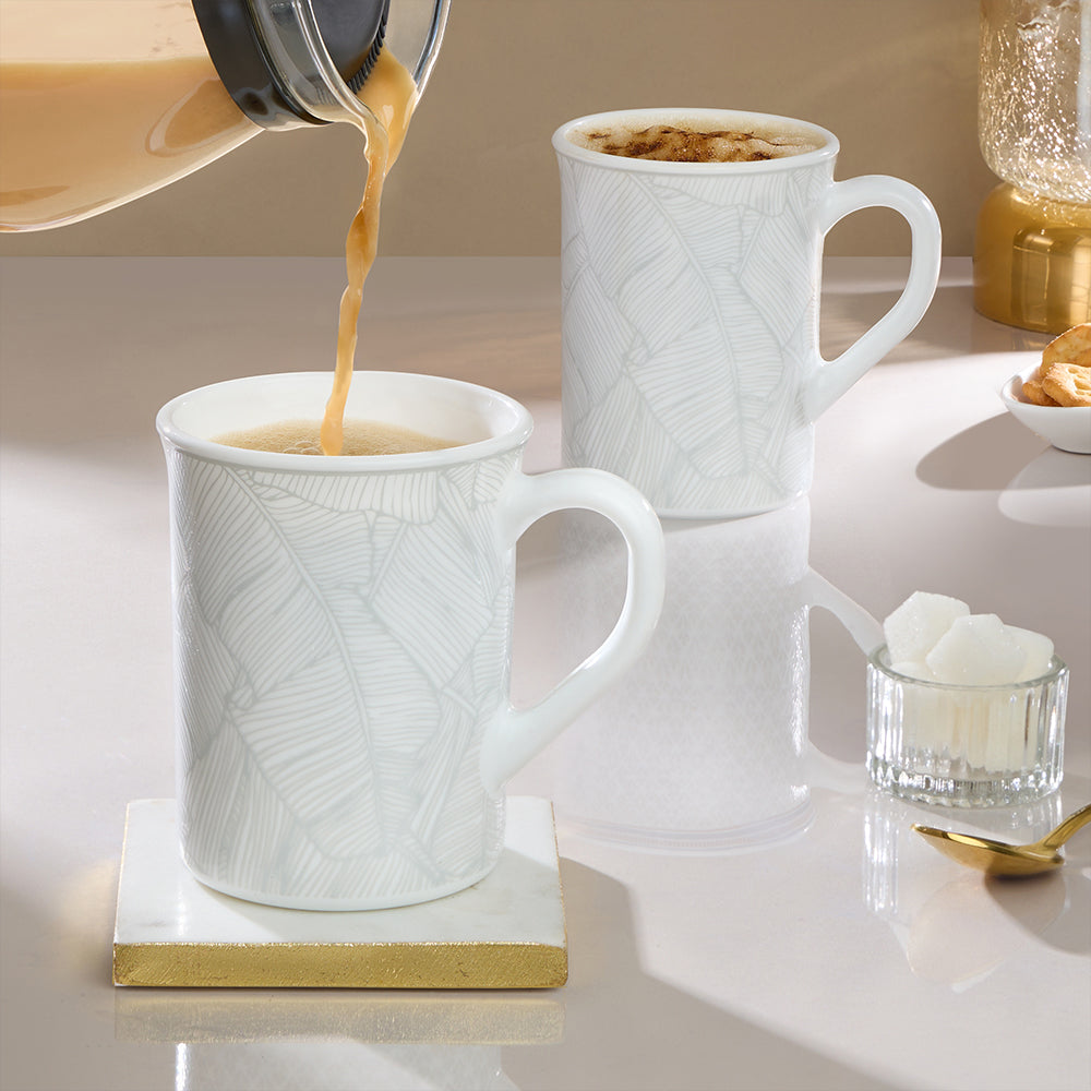Borosil Larah Ivy Mug Set