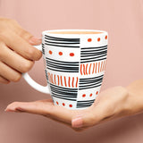 Borosil Larah Doodle Mug Set