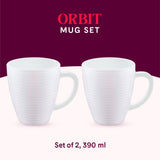 Borosil Larah Orbit Mug, White