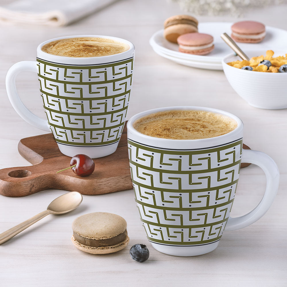 Borosil Larah Trellis Mug Set