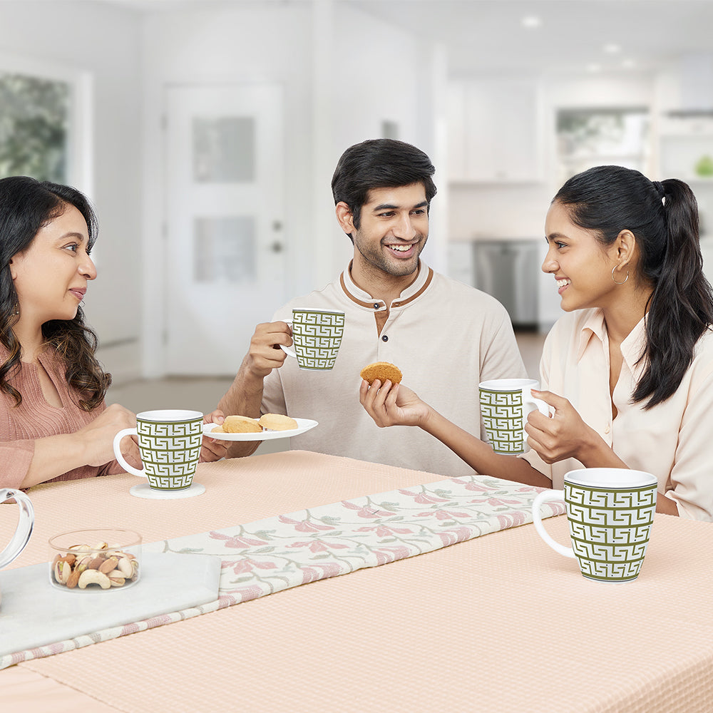 Borosil Larah Trellis Mug Set