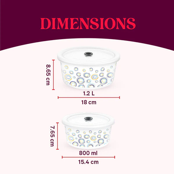 Borosil Larah Jupiter Storage Bowl