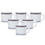 Borosil Larah Starlight Mug Set of 6, 100ml