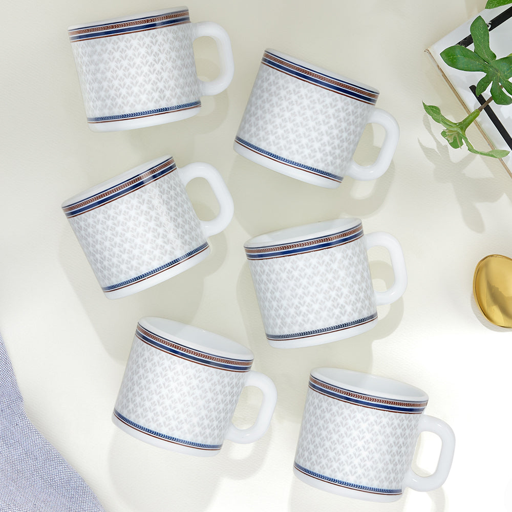 Borosil Larah Starlight Mug Set of 6, 100ml