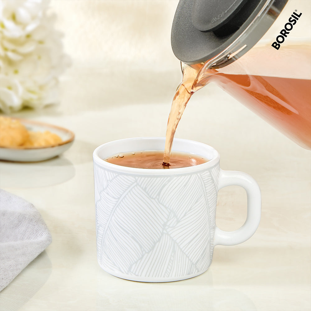 Borosil Larah Ivy Mug Set