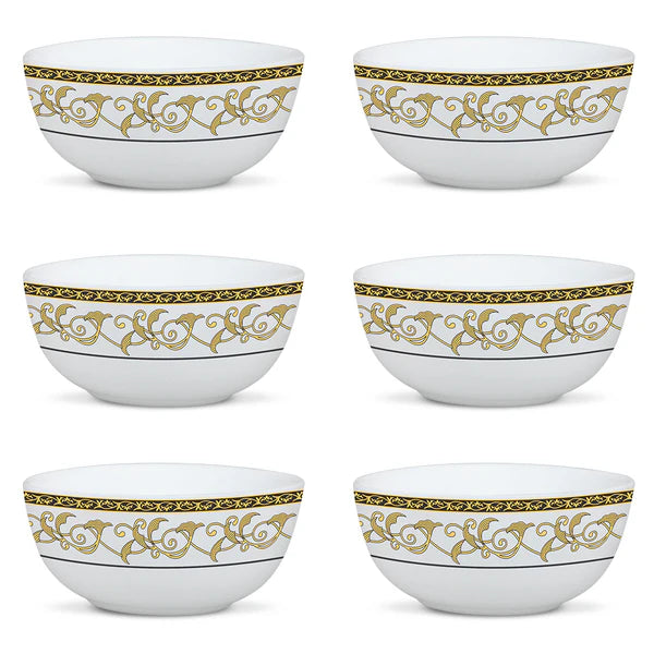Borosil Larah Royale Veg Bowl Set, 6 pc
