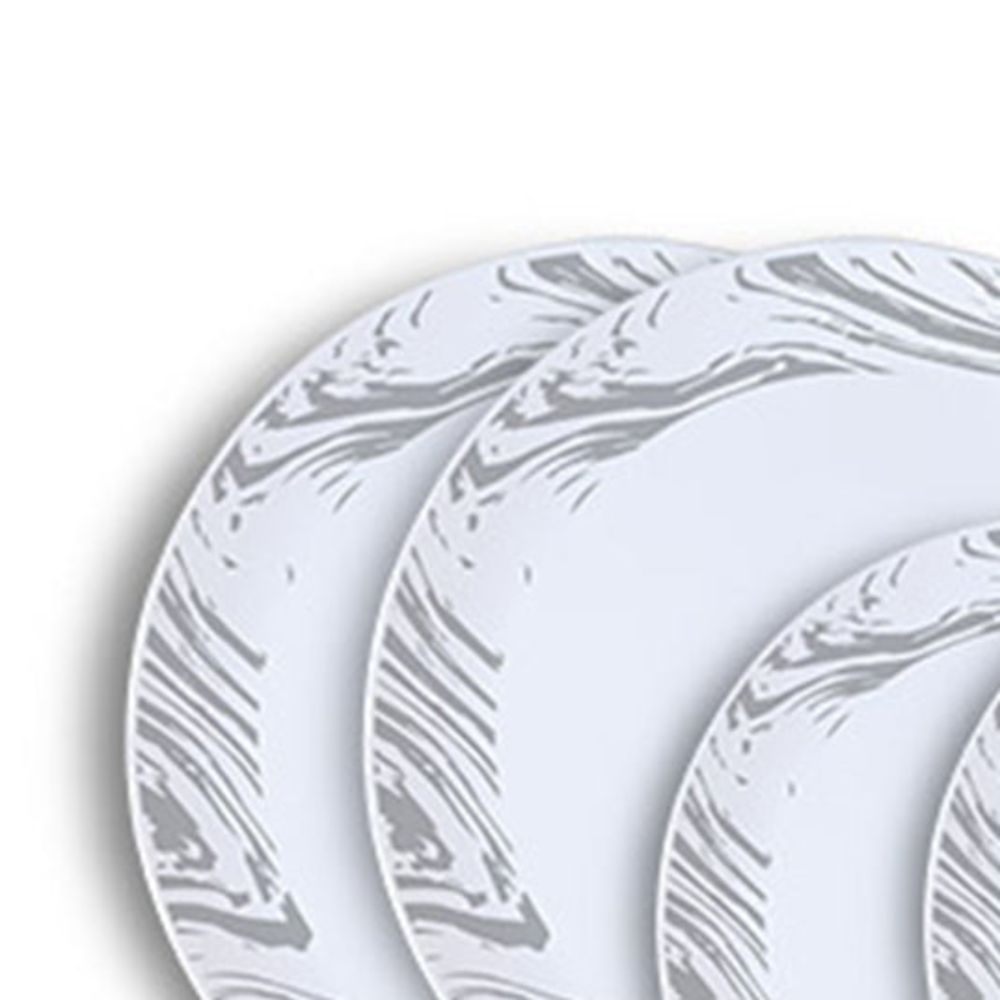 Borosil Larah Marble Dinner Set 9 pc