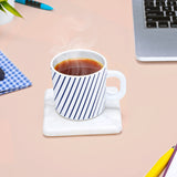 Borosil Larah Indigo Ray Mug Set of 8
