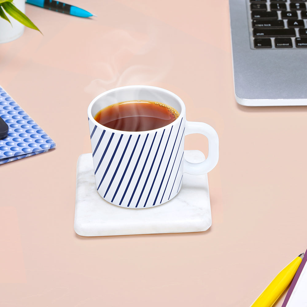Borosil Larah Indigo Ray Mug Set of 8