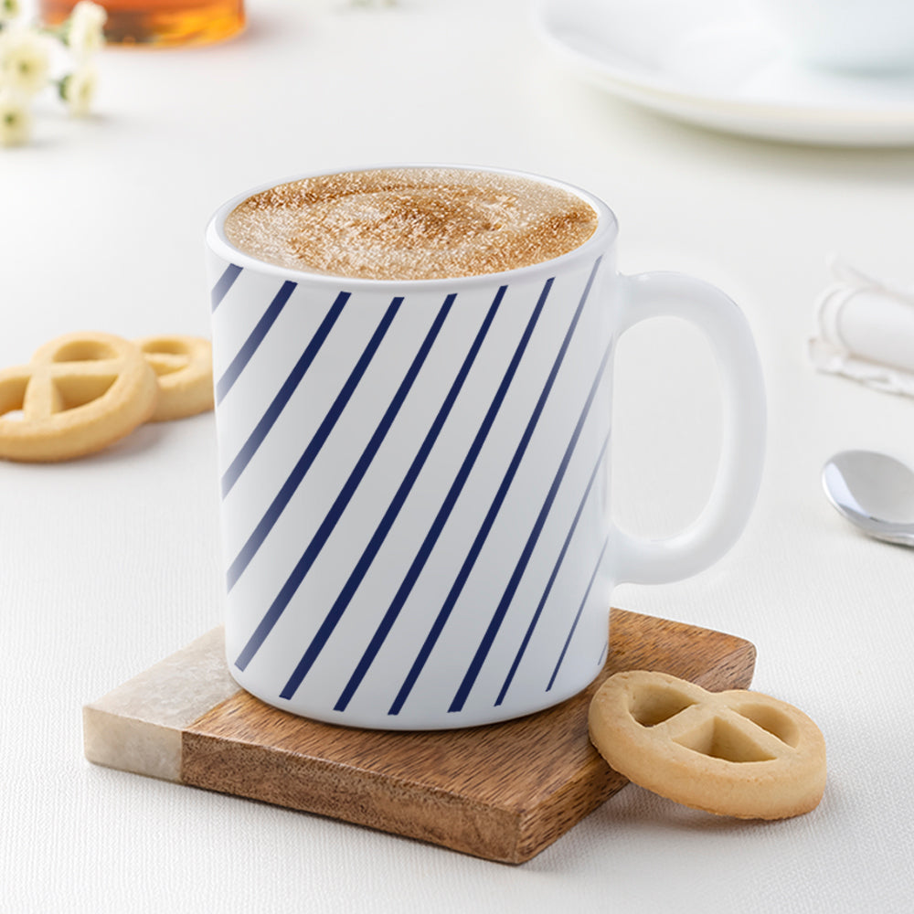 Borosil Larah Indigo Ray Mug Set of 8
