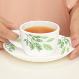 Borosil Larah Fauna Cup n Saucer Set, 140ml x 12