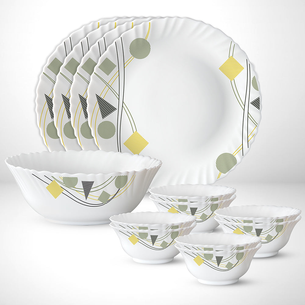 Borosil Larah Merlin 13 pc Dinner Set