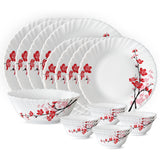 Borosil Larah Florence 17 pc Dinner Set