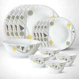 Borosil Larah Florence 17 pc Dinner Set