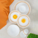 Borosil Larah Halo 17 pc Dinner Set