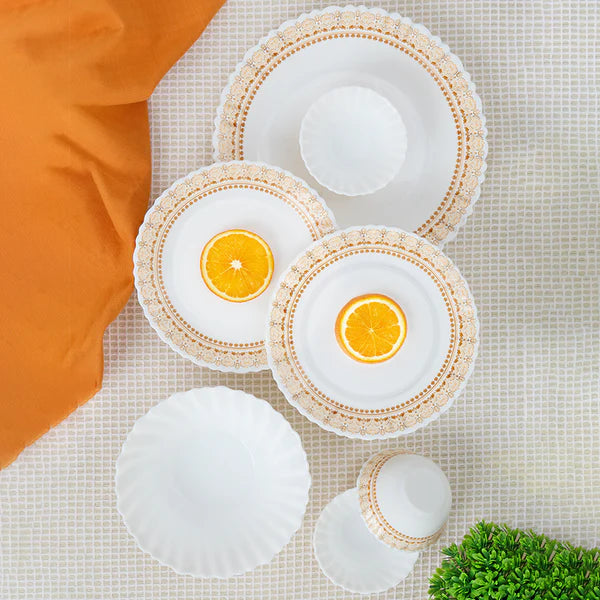 Borosil Larah Halo 17 pc Dinner Set