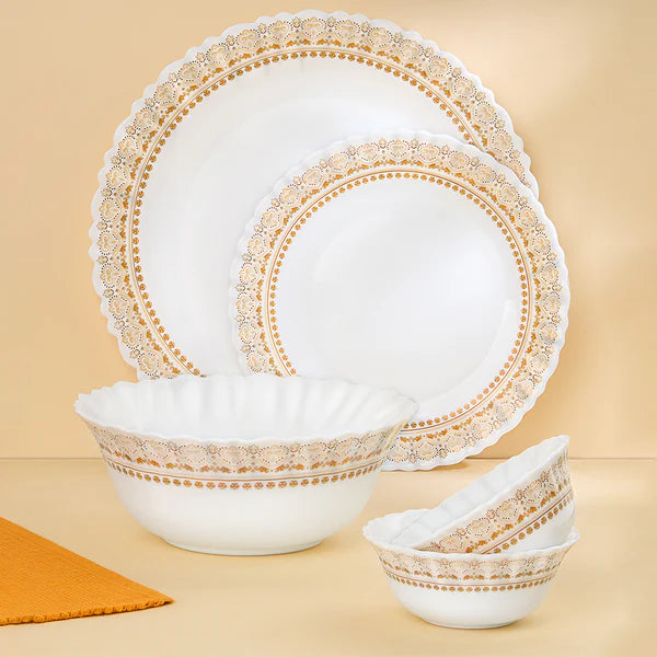 Borosil Larah Halo 17 pc Dinner Set