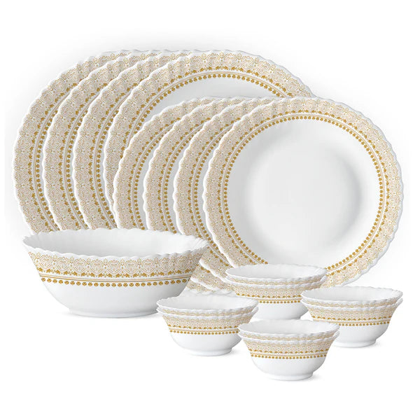 Borosil Larah Halo 17 pc Dinner Set
