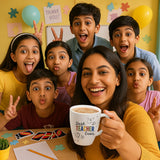 Borosil Larah Teachers Day Opalware Mug, Best Teacher Ever, 390ml
