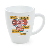 Borosil Larah Women's Day Opalware Mug, Fearless 390ml