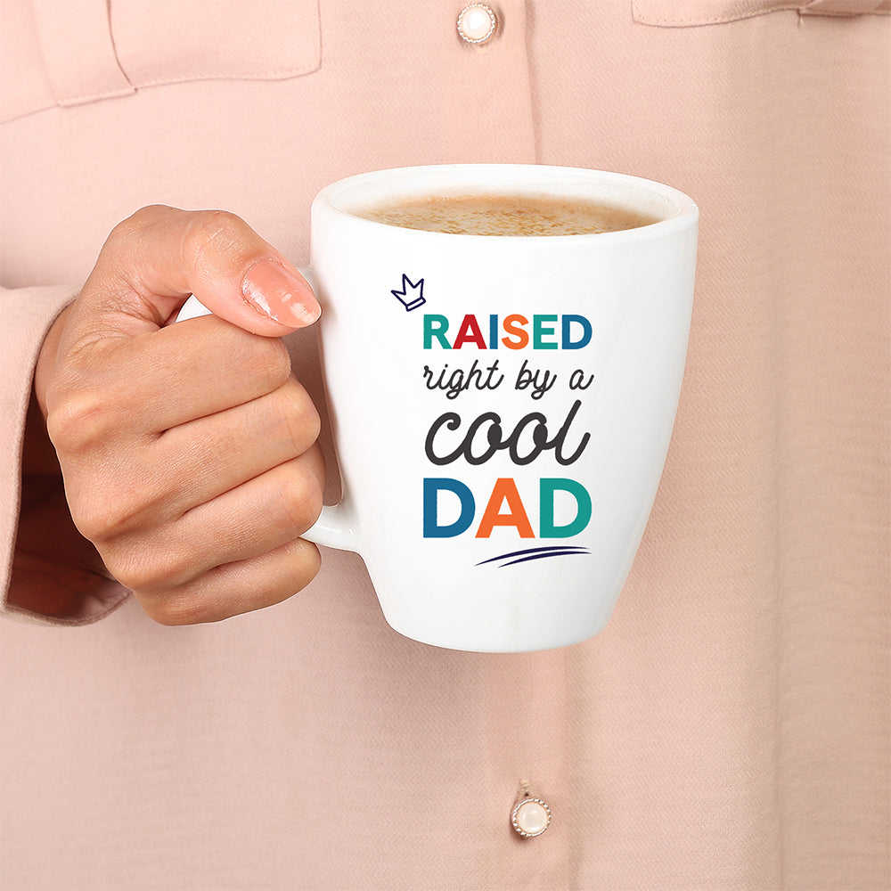 Borosil Larah Father's Day Opalware Mug, Cool Dad 390Ml