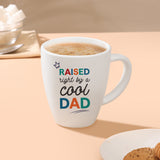 Borosil Larah Father's Day Opalware Mug, Cool Dad 390Ml