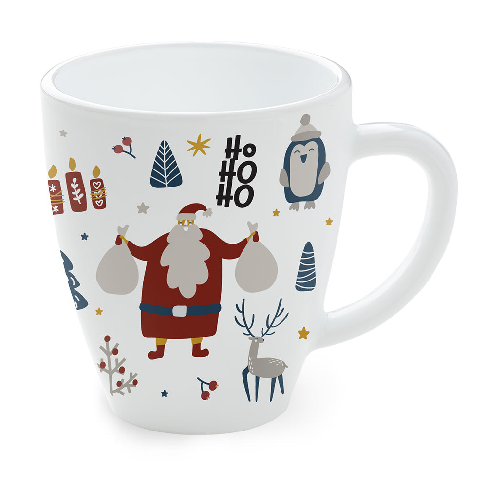 Borosil Christmas Day Mug, Santa 390Ml