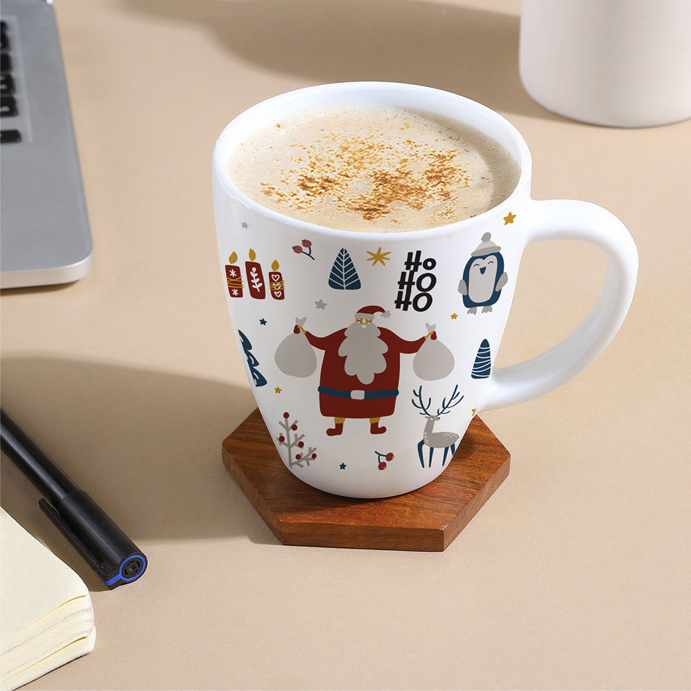 Borosil Christmas Day Mug, Santa 390Ml