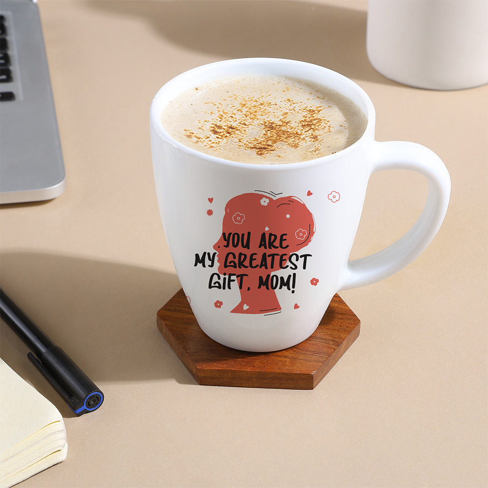 Borosil Larah Mother's Day Special, Coffee Mug, 390 ml