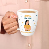Borosil Larah Strong Like Mom, Coffee Mug, 390 ml