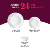 Borosil Larah Nyla 24 pc Dinner Set